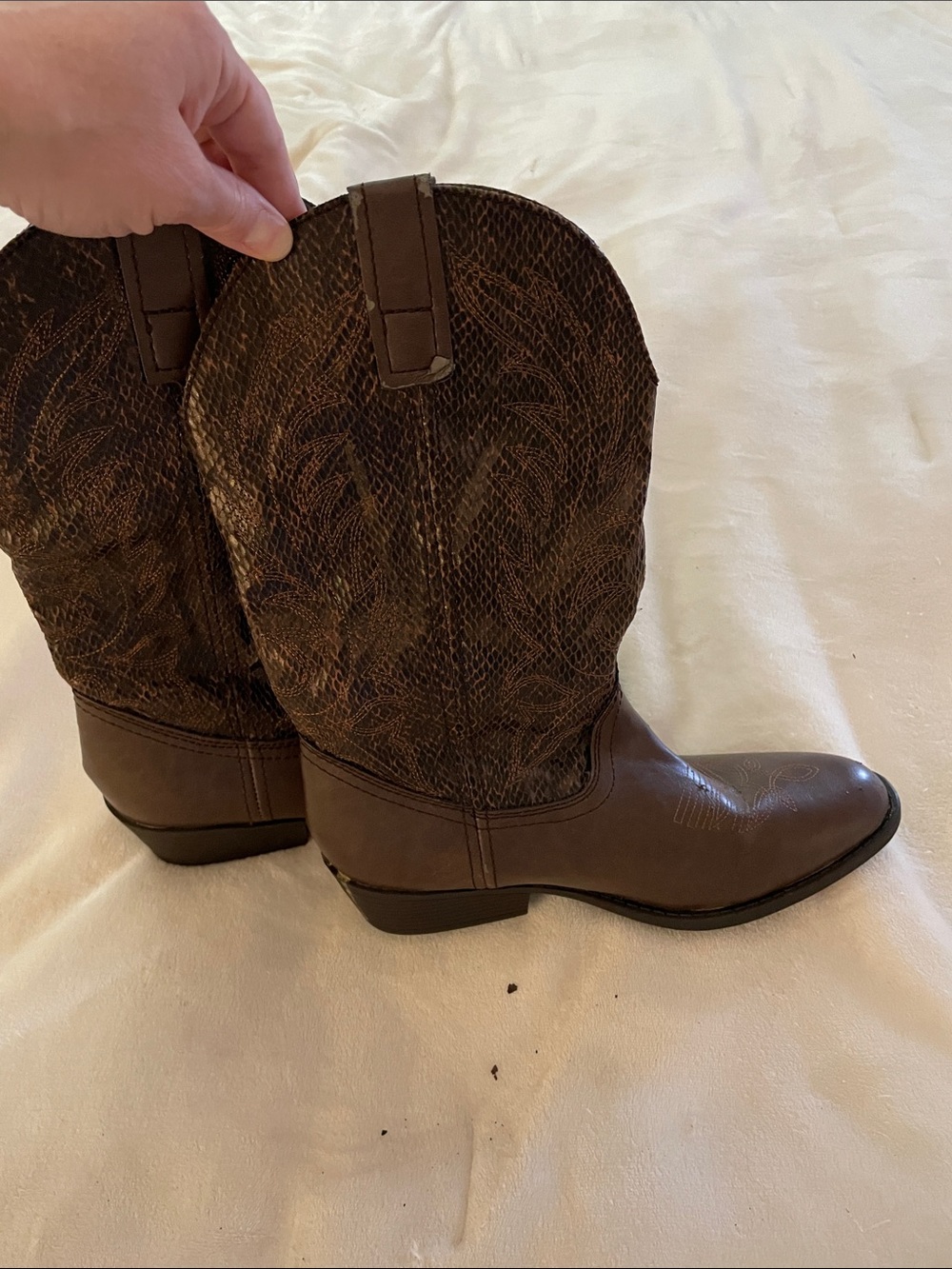 Rampage Brown Western Boots